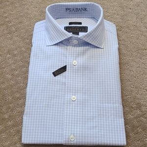 NWT Reserve Egyptian Cotton Slim Dress Shirt.